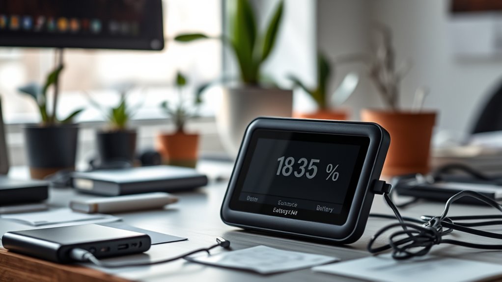maximize portable monitor battery