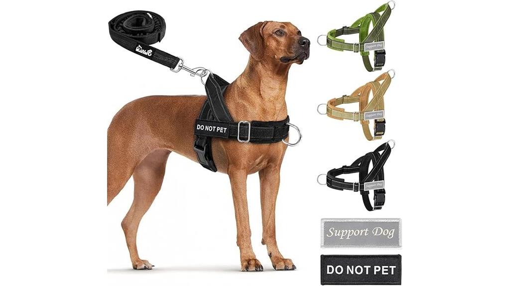 medium large dog harness