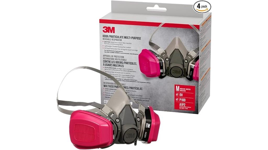 medium size p100 respirator