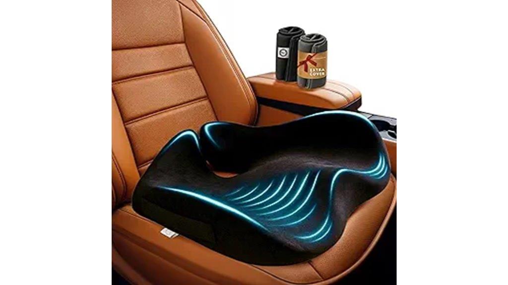 memory foam driving cushion
