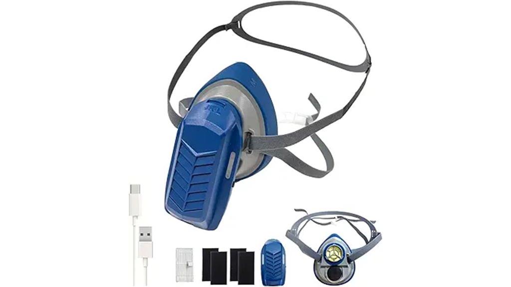 mini powered respirator mask