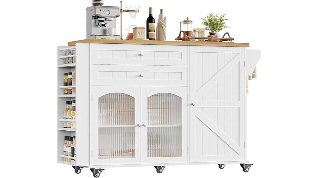 mobile kitchen island storage