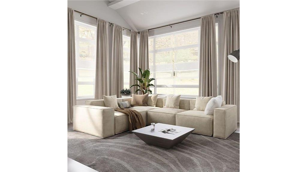 modern modular living sofa