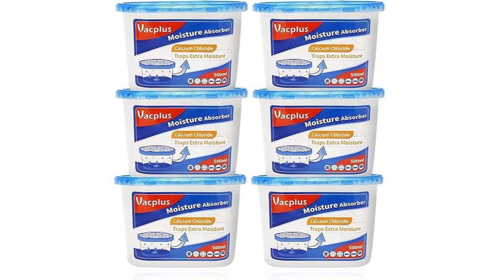 moisture absorbers for spaces