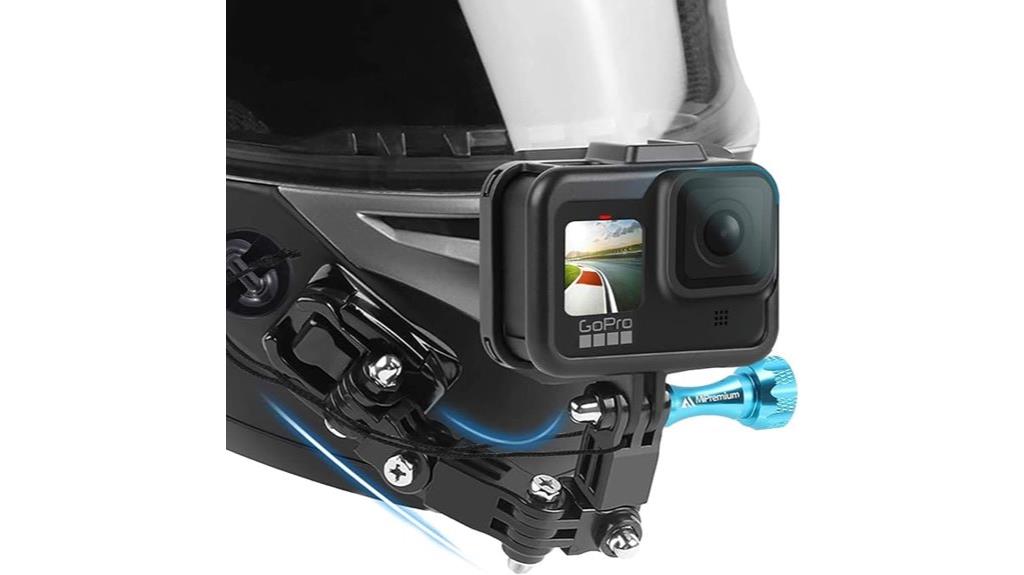 motorcycle helmet chin mount