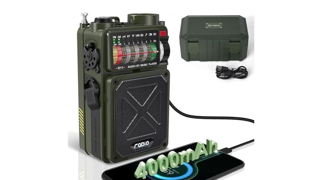multifunctional emergency radio features