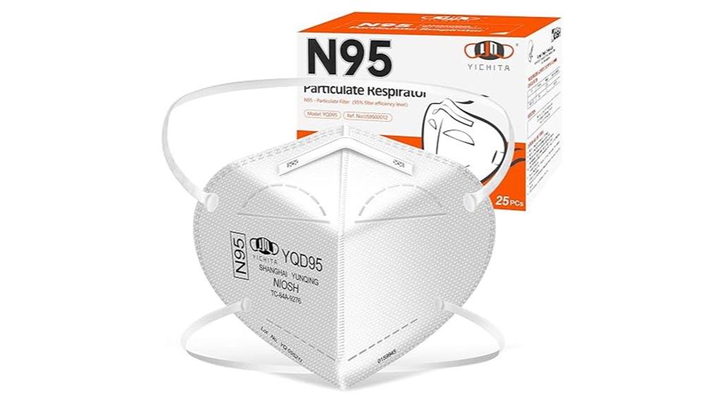 n95 niosh approved pack