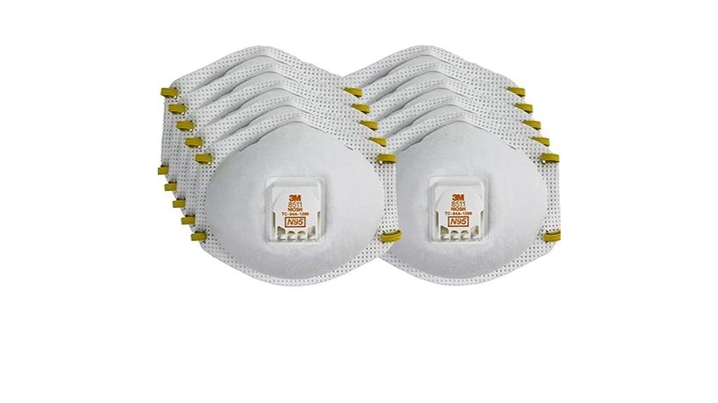 n95 respirator pack of ten