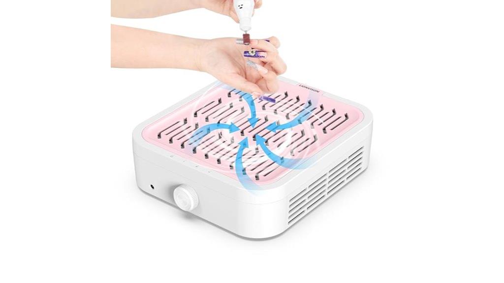 nail dust collector device