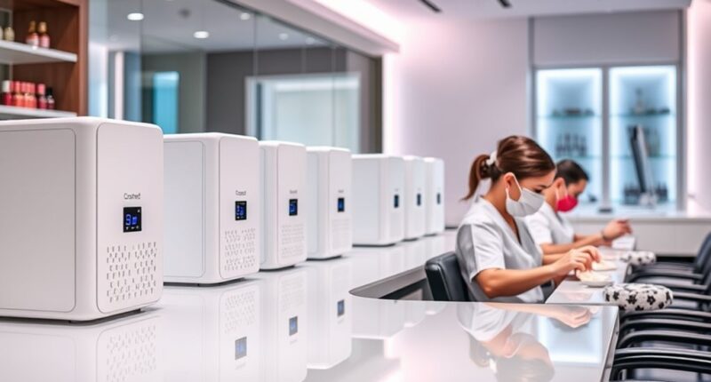 nail studio air purifiers