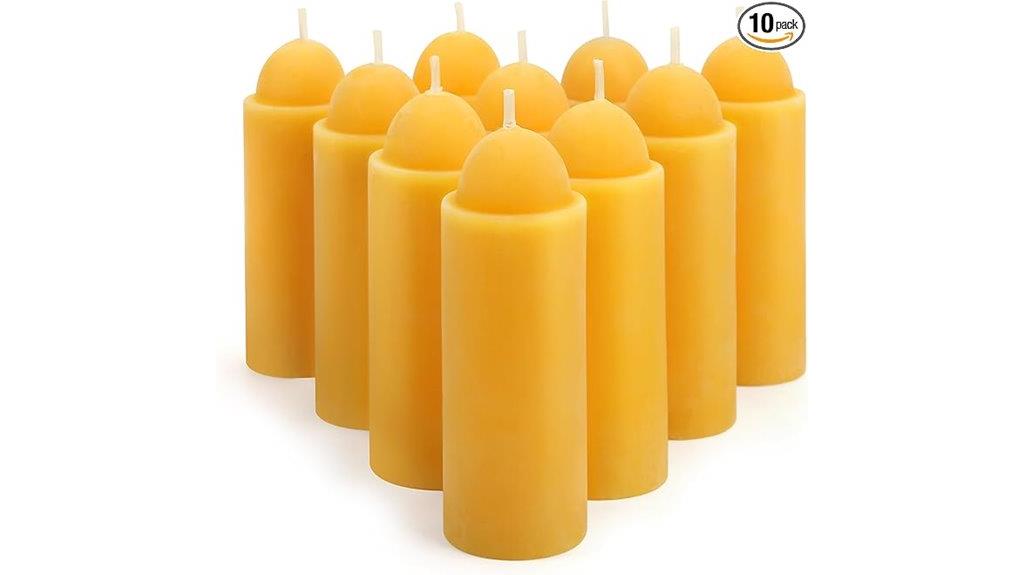 natural beeswax candle pack
