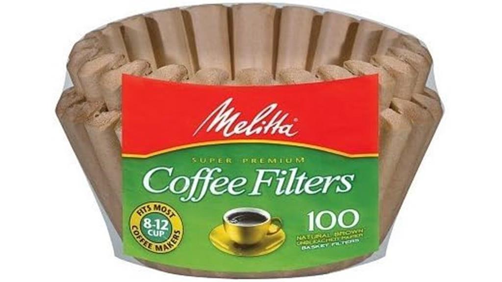 natural brown coffee filters