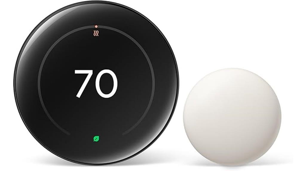 nest thermostat and sensors