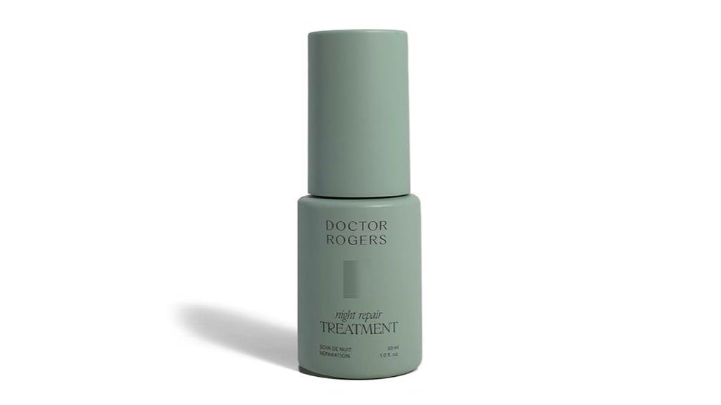 nighttime facial serum treatment