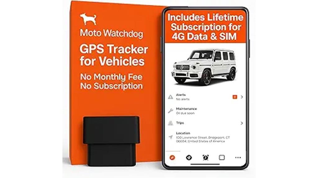 no monthly fee gps tracker