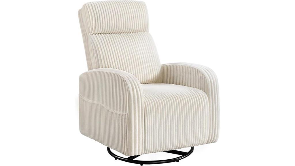 nursery swivel glider chair