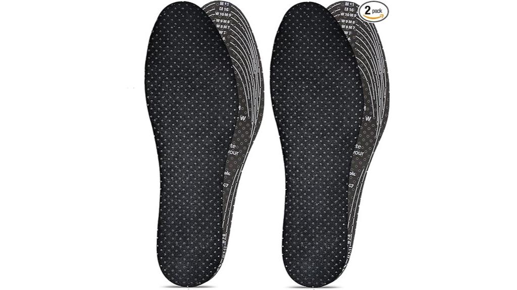 odor absorbing charcoal insoles