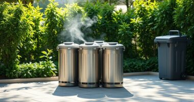 odor control in waste areas