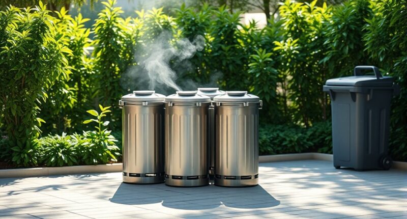 odor control in waste areas