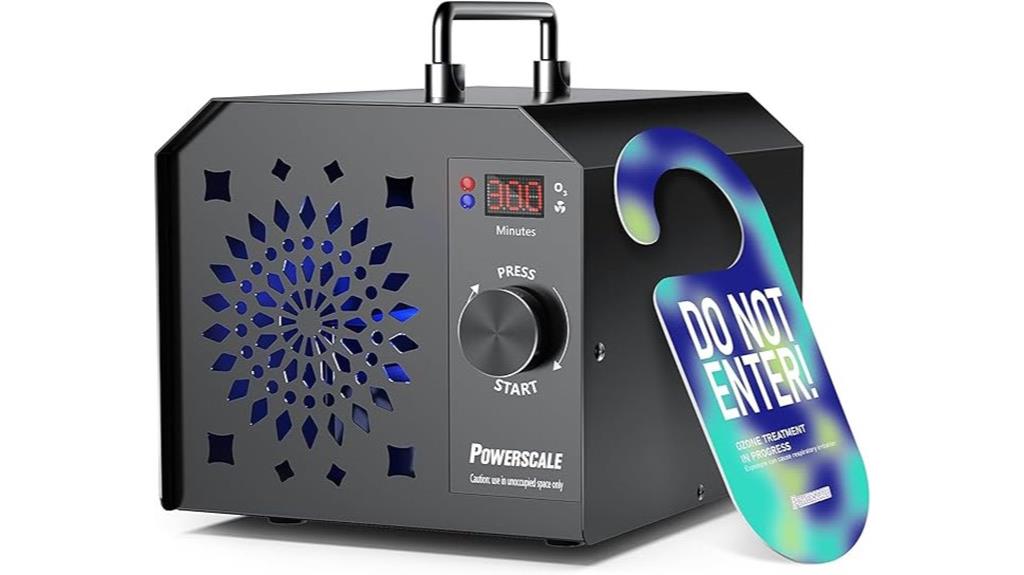 odor removal powerscale generator