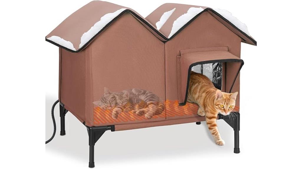 outdoor heated cat shelter
