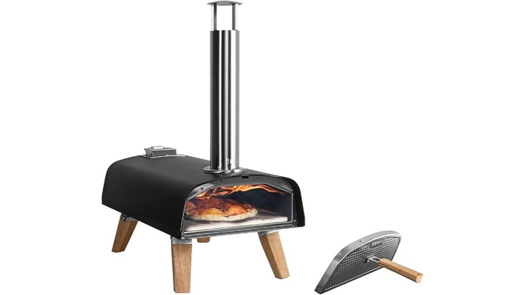 outdoor pellet pizza oven
