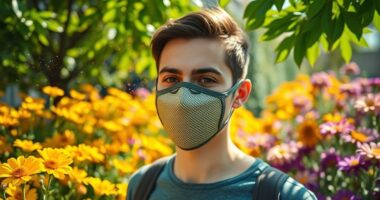 outdoor pollen protection measures