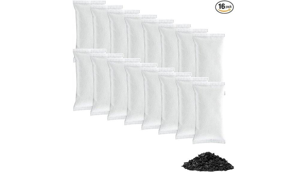 pack of 16 charcoal bags