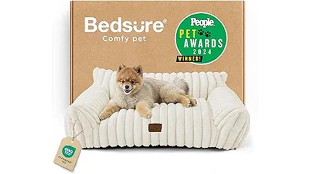 pet bed with washable cover