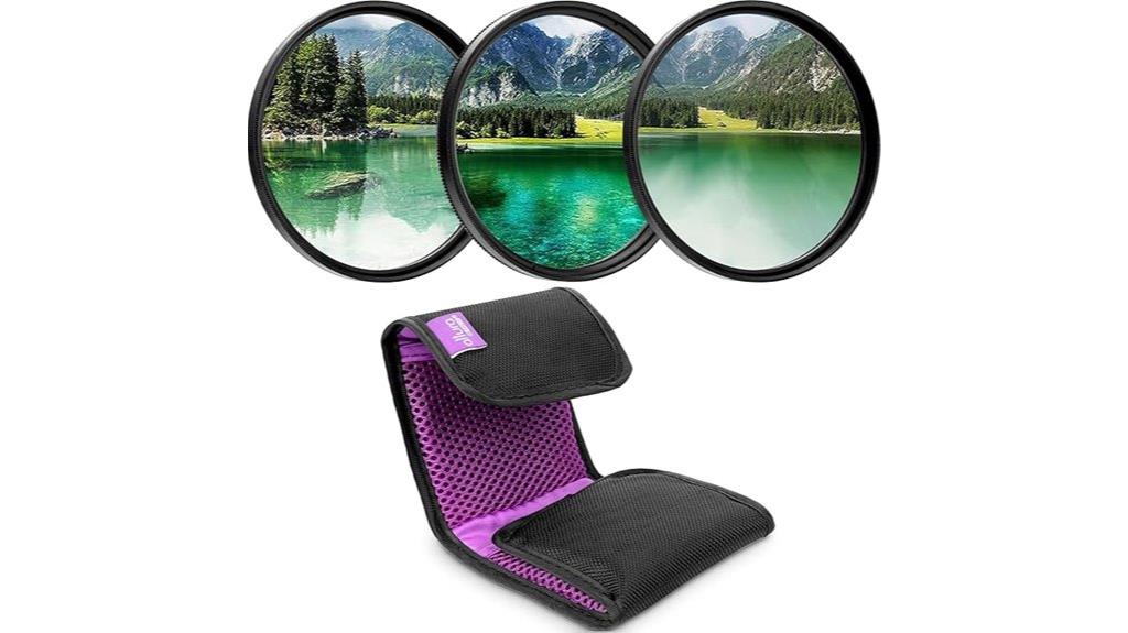 photo filter kit with case