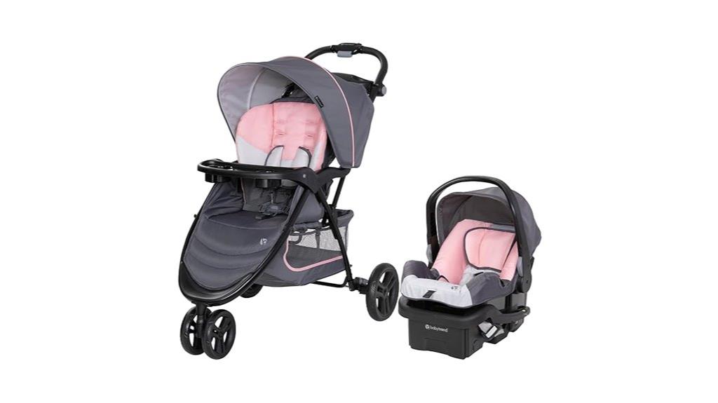 pink travel system combo