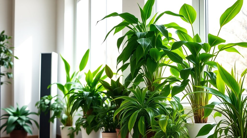 plants versus air purifiers