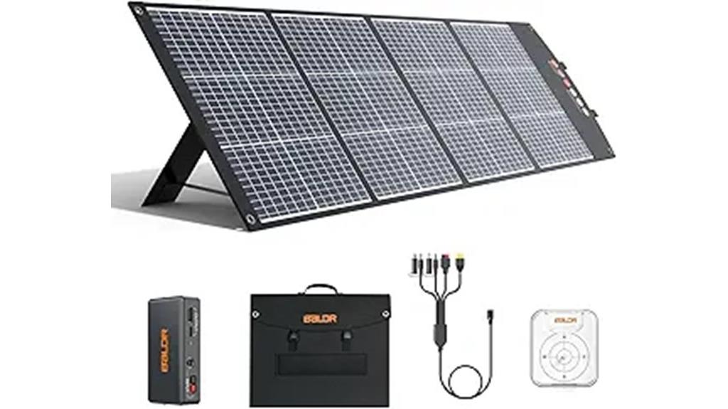 portable 200w monocrystalline solar charger
