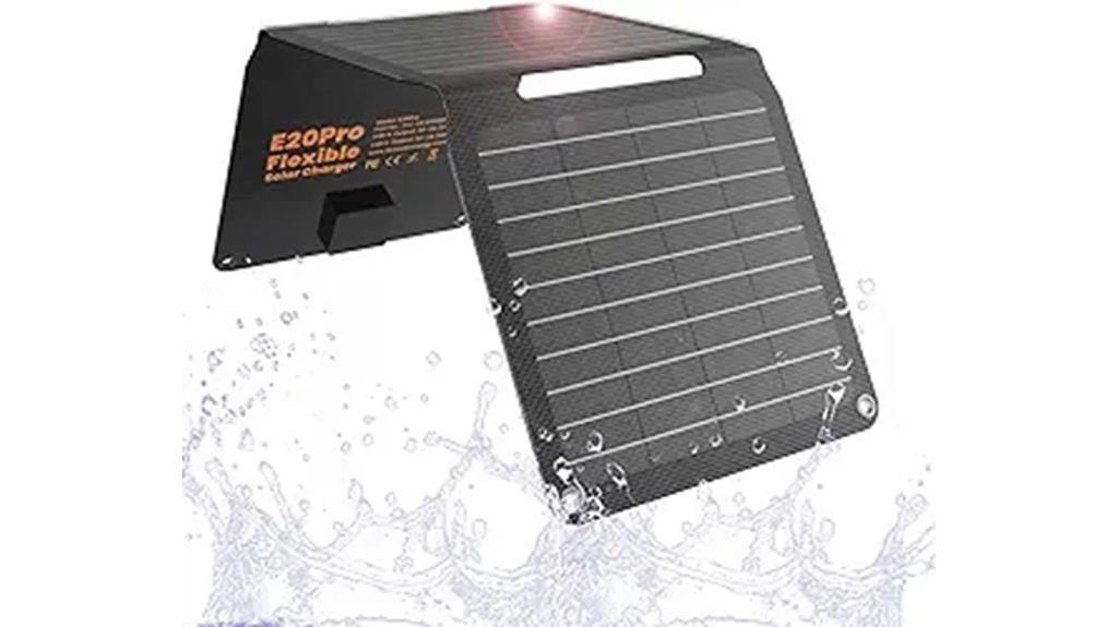 portable 20w solar charger