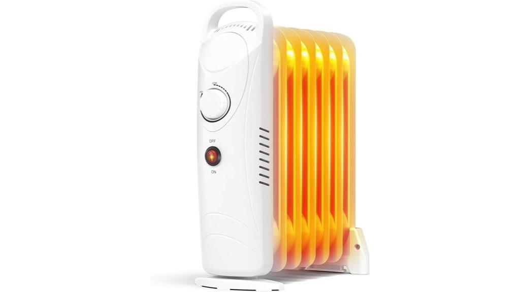 portable 700w oil radiator