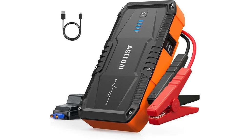 portable car battery jump starter