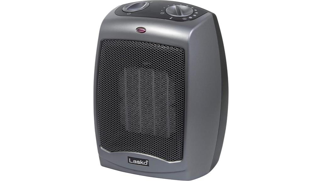 portable ceramic heater with safety