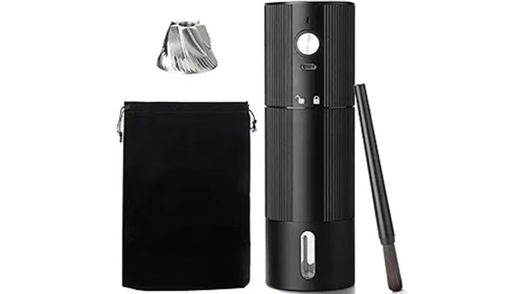 portable conical burr grinder