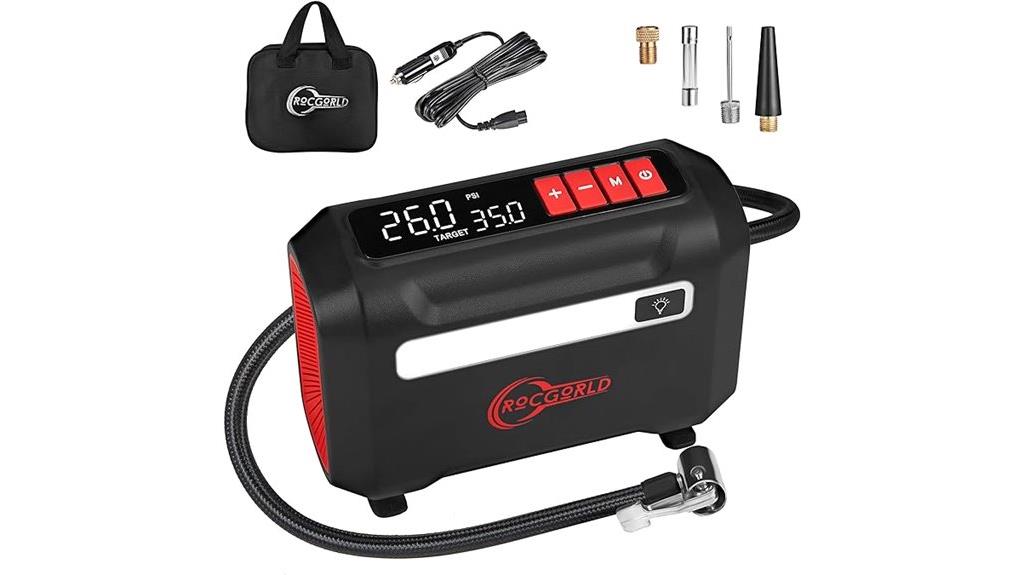portable digital air pump