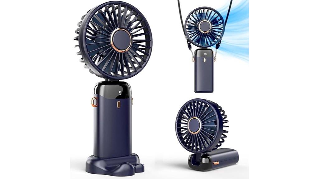 portable fan with digital display