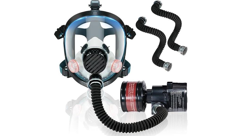 portable full face gas mask