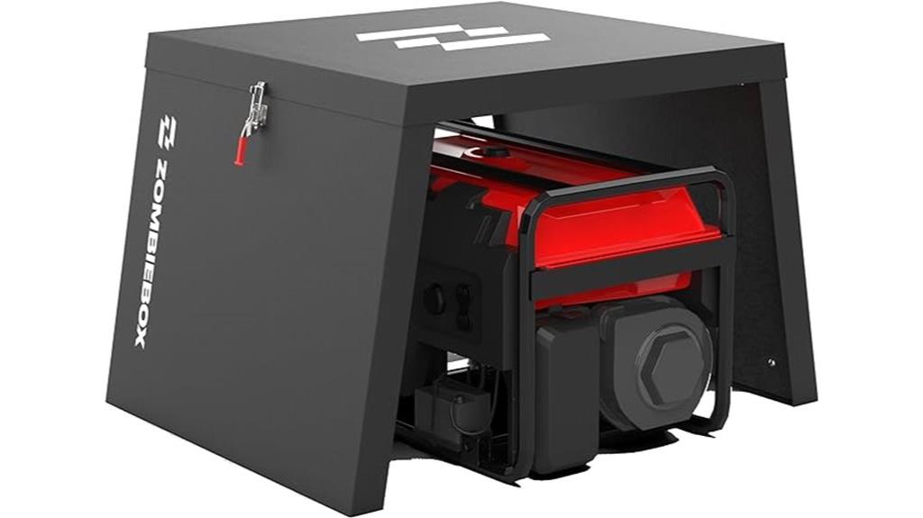 portable generator noise mitigation