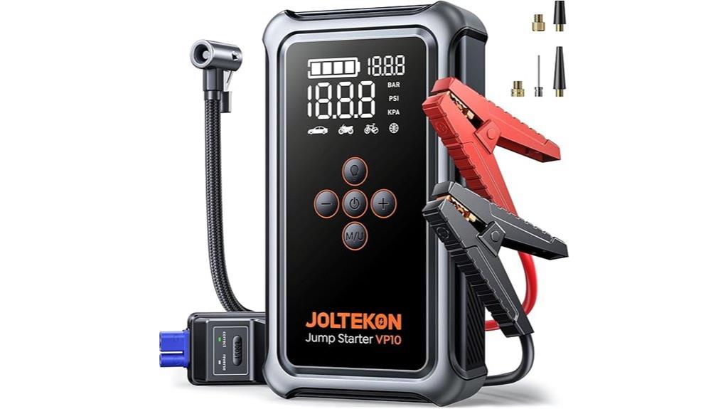 portable jump starter compressor