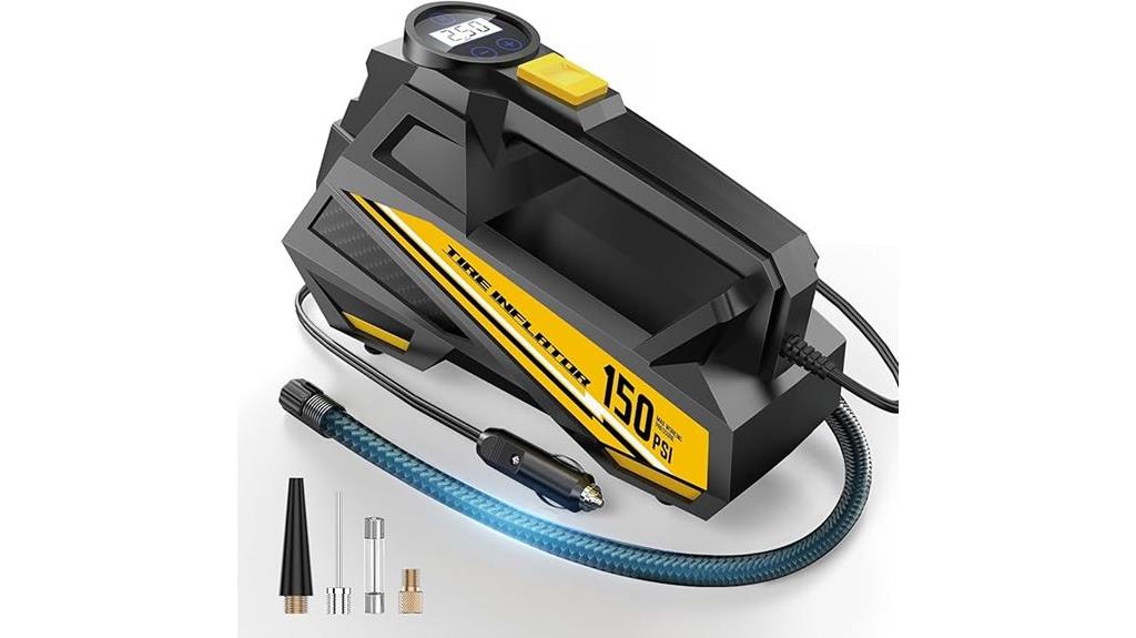 portable lcd tire inflator