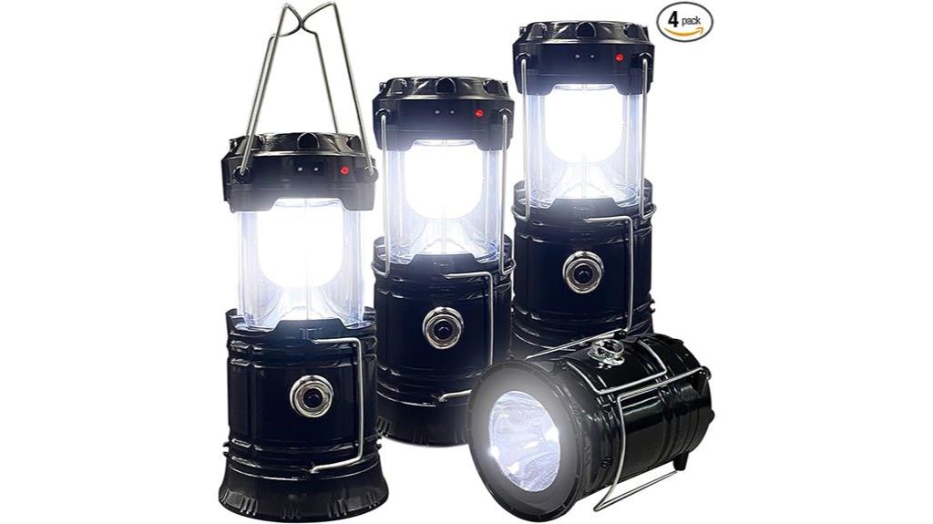 portable led lanterns pack