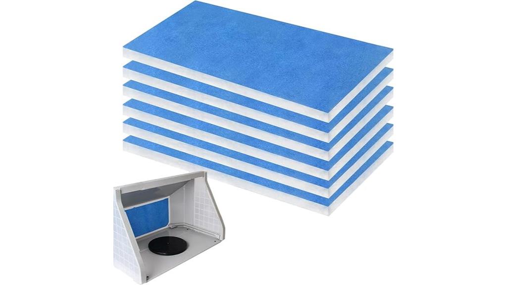 portable paint booth filters