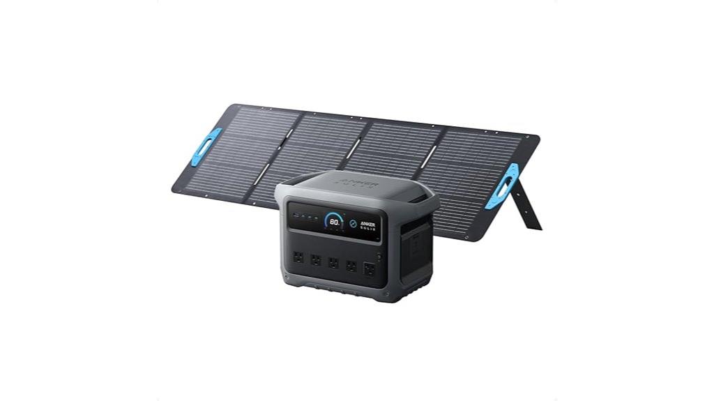 portable power station with solar
