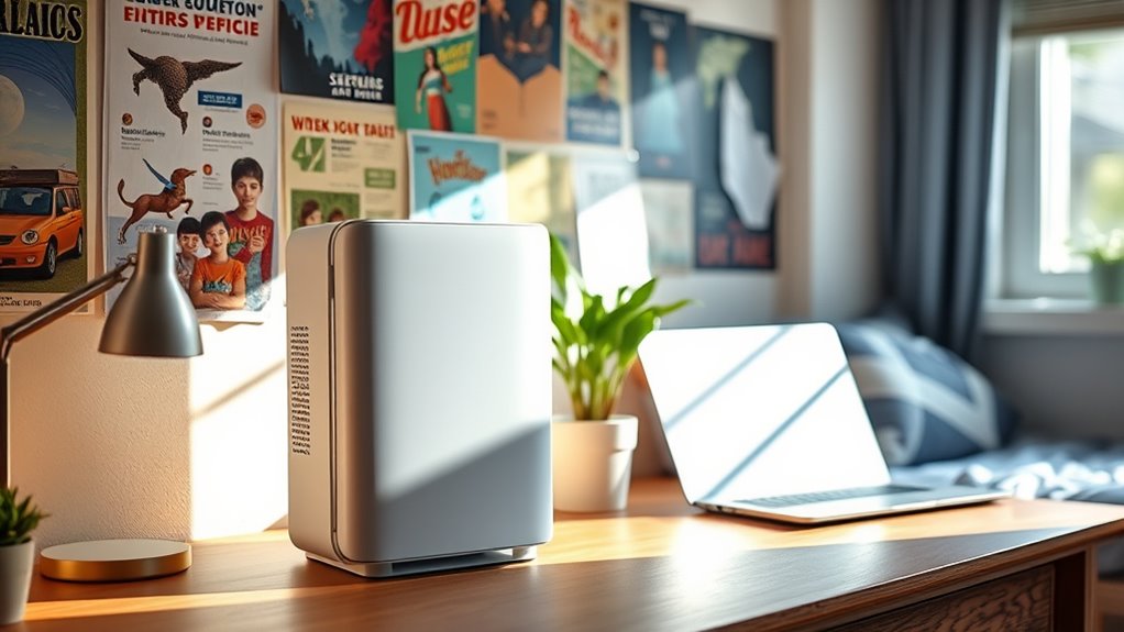 portable quiet air purifier