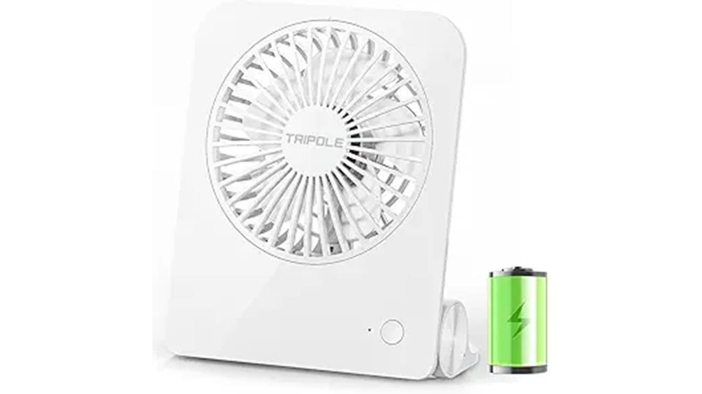 portable rechargeable travel fan