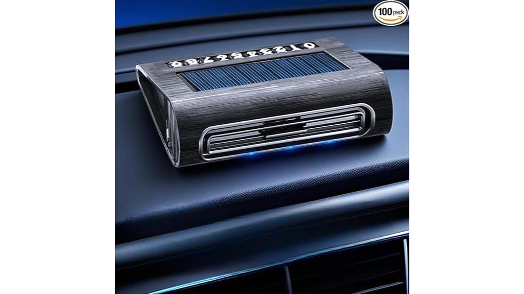 portable solar car air purifier